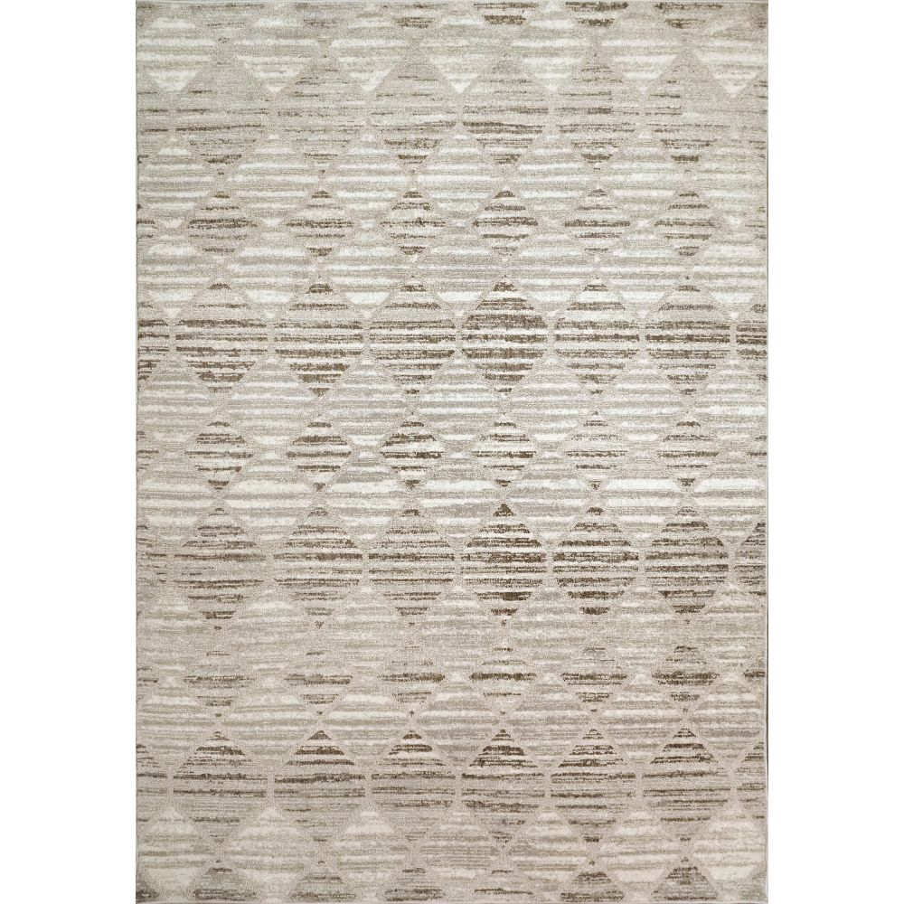 Dynamic Rugs 61798-095 Momentum 6.7 Ft. X 9.6 Ft. Rectangle Rug in Ivory/Grey/Taupe
